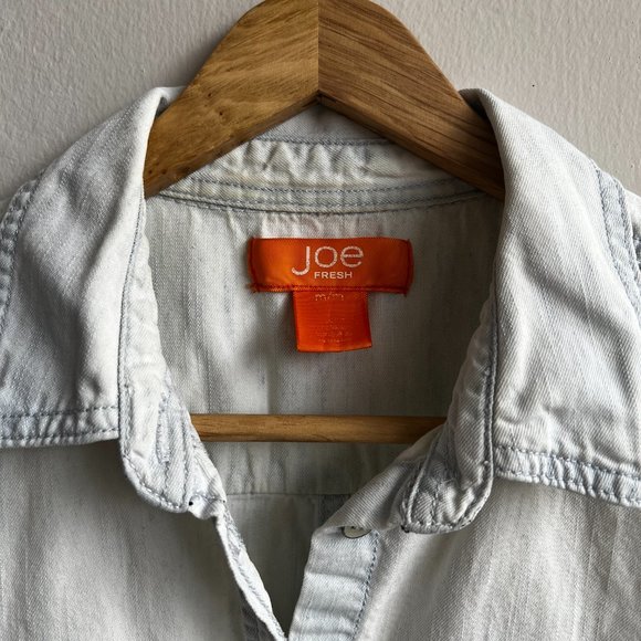 JOE FRESH Denim Button Up Shirt - Picture 3 of 7